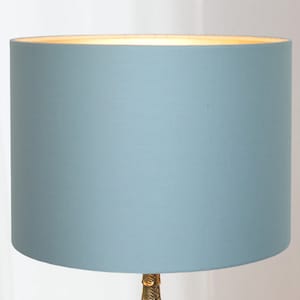 Lampshade Sea Green, Green lampshades round Old Green standing or hanging lamp | Lauren S