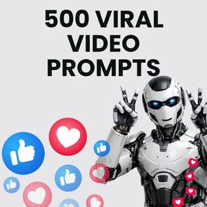 Viral Short Form Video Prompt Kit 500 AI Influencer Guide Reels TikTok Inhalt