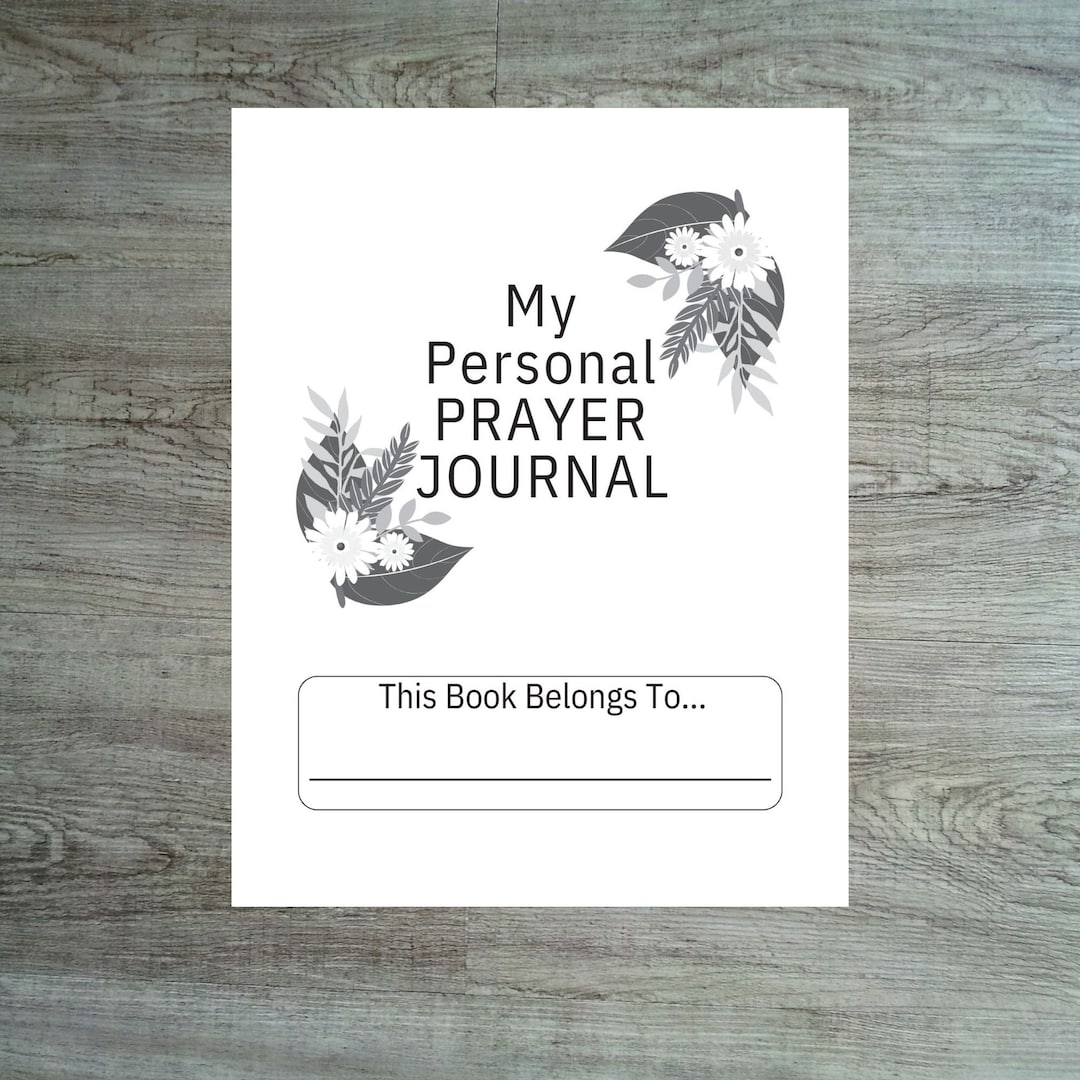 Printable Prayer Journal-daily Devotional Prayer Journal-daily Prayer ...