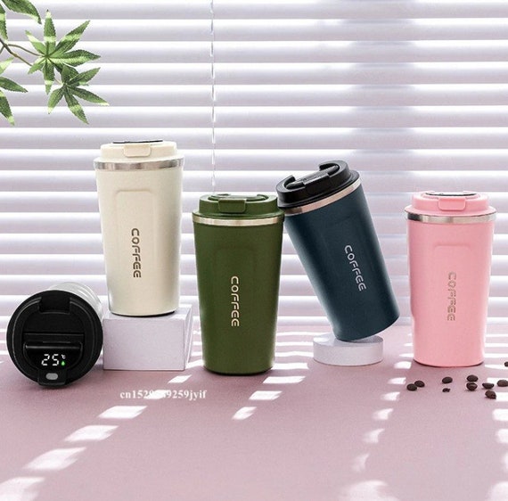 Insulated Luxury Smart Sports Water,Tea Infuser Bottle,Coffeee Thermos with  LED