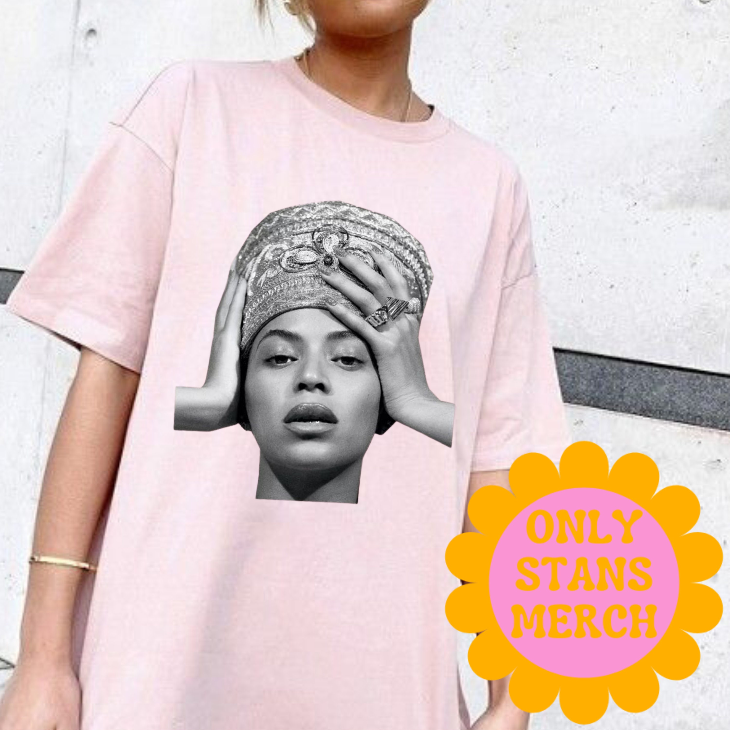 T-shirt Officiel Beyoncé Renaissance World Tour - Motif Disco Cowgirl, Taille M, Coton - Édition Limitée