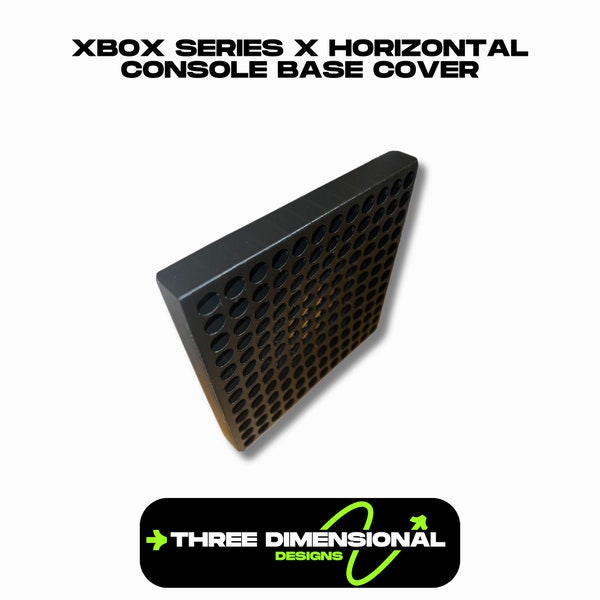 Xbox series X Console Cover For Base In Horizontal Orientation