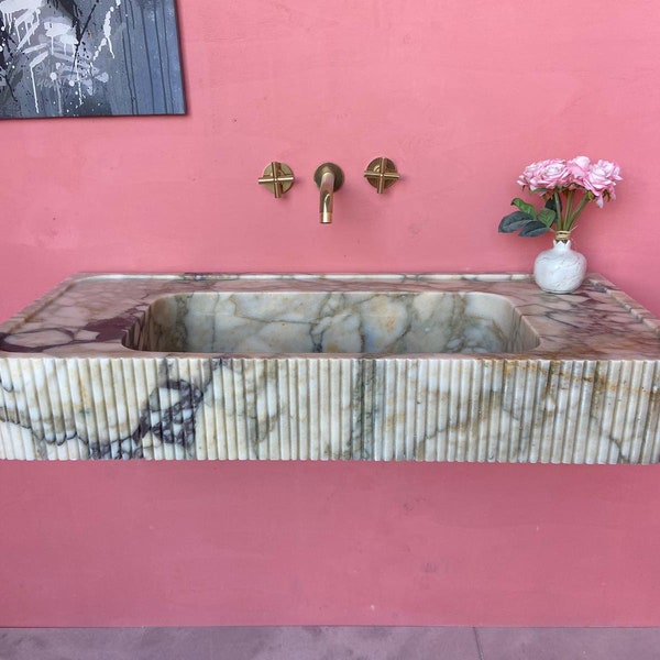 Marble Pedestal Sink Etsy