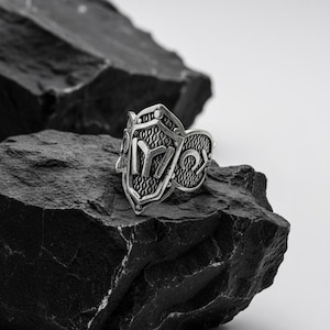 Silver Kayi Tribe Ertugrul Ring antique collection adjustable