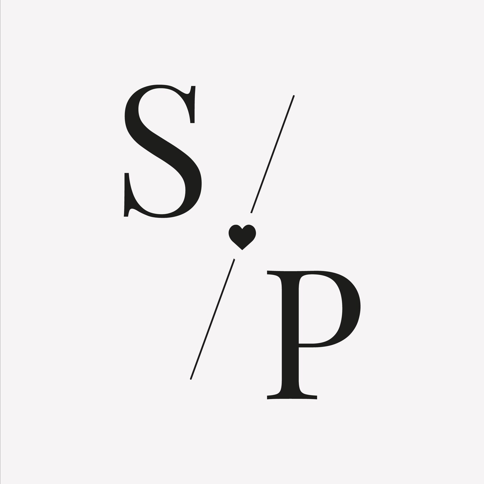Custom Wedding Monogram Logo | Romantic Couple Initials | Personalized ...