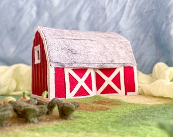 Felt Play Barn Tutorial • Felt Craft & Sewing Pattern