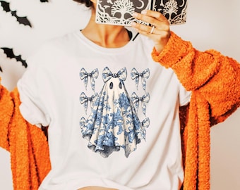 Halloween Ghost Shirt, Spooky Shirt, Retro Ghost Shirt, Fall Shirt, Cute Ghost Shirt, Halloween Gift, Womens Halloween Tee, Ghost Tees