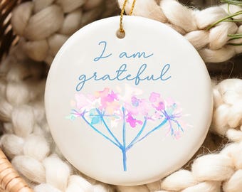 Self Love Ceramic Ornament: Positive Affirmation Keepsake