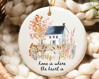 New Home Keepsake, Ceramic Keepsake, New House Gift, Home Sweet Home Ornament, Housewarming Gift, New Home Gift, Moving Present,  Home Decor