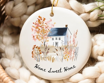 New Home Keepsake, Ceramic Keepsake, New House Gift, Home Sweet Home Ornament, Housewarming Gift, New Home Gift, Moving Present,  Home Decor