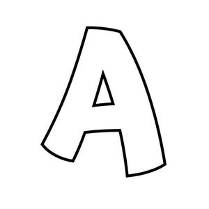Lettres majuscules et minuscules ludiques ABC - 2 fichiers PDF - 27 pages chacun (une avec chaque lettre et une avec l&#39;alphabet complet)