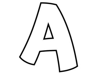 ABC Playful Uppercase and Lowercase Letters - 2 PDF files - 27 pages in each (one with each letter and one with full alphabet)