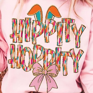Feliz Páscoa Png, Laço de Coquete de Páscoa Png, Coelhinho da Páscoa Png, Páscoa Preppy Png, Design de camisa de Páscoa, Meninas Páscoa Png, Pincelada de Glitter