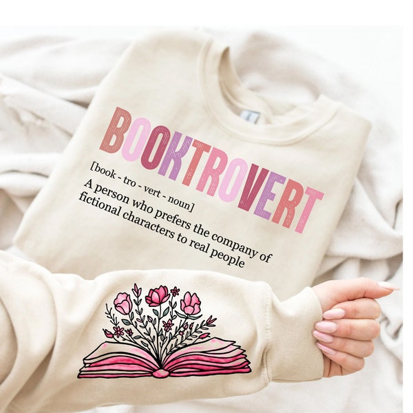 Booktrovert Definition Funny Book Lover Png, Retro books png, positive quotes png, Book Lover png, Reading png, Book Lover Gift Png Bookish
