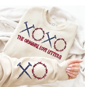 XOXO Las Cartas De Amor Originales Con Brillo Png, XOXO Png, XOXO Valentine Svg, Historia Real Png, Amor Como Jesús Png, San Valentín Religioso Png