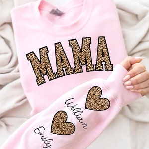 Mama Leopard Print PNG, Sleeve Design Png, Trendy Mama Varsity Png, Retro Mama Png, Mama Png, Mama Sublimation Designs, Funny Mama Png,Shirt