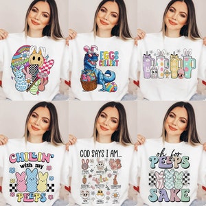 Retro Easter PNG Bundle: Christian Sublimation Designs (Digital Download)