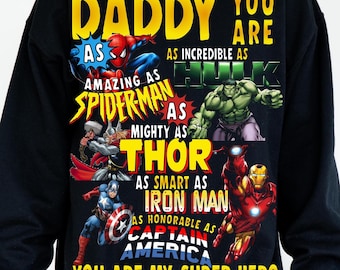 Daddy You Are As Smart Png, Gift For Dad, Dad Life Png, Daddy Gift,Files For Sublimation,Fathers Day, Hero Squad Png, Happy Father&#39;s Day Png