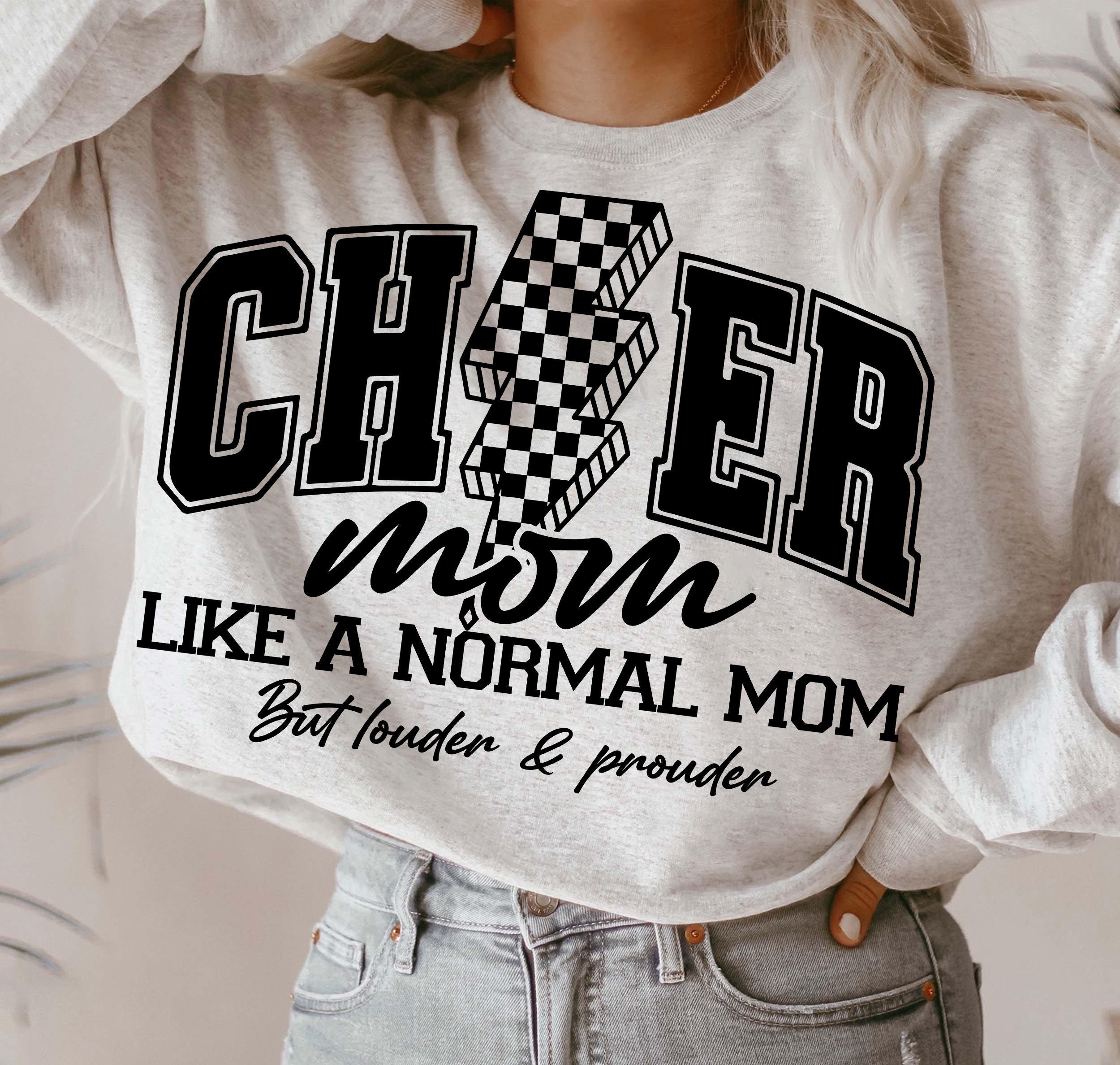 Cheer Mom SVG PNG: Cheerleader Shirt Design (Digital Download)