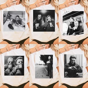 Sublimatie horrorkarakterbundel, png, retro halloween png, enge film png, halloween png, horrorfilm png, sublimatie horrorpersonages