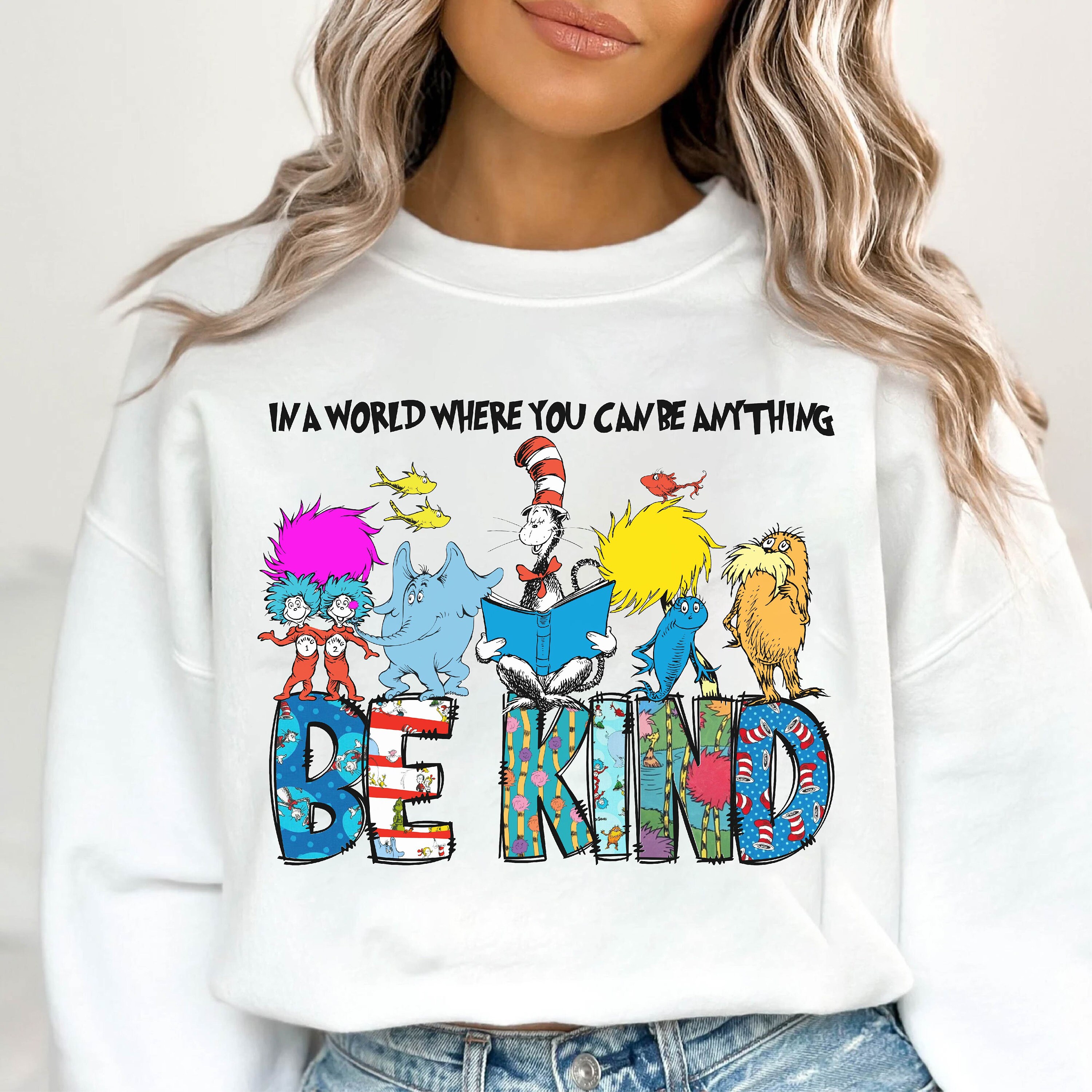 In a World Where You Can Be Anything Be Kind Shirt Etsy