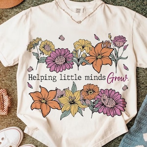 Aider les petits esprits à grandir en PNG, fleurs sauvages de professeur PNG, Aider les petits esprits à grandir PNG, fleurs de Boho professeur PNG, appréciation de l'enseignant