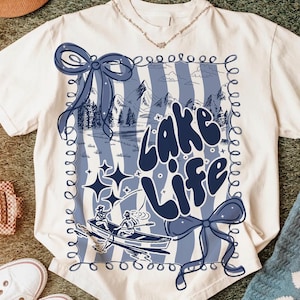 Preppy Lake Life Coquette PNG, Coquette Summer Png, Girly Summer Png, Summer Vibes Png, Lake Vibes Png, Lake Time Png, Lake Life Png