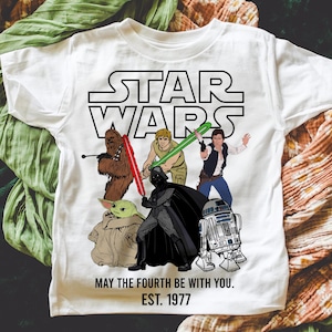 Star Wars Day 2025 Est 1977 May The 4th Be With You PNG, May 4th, Space Travel Png, Science Fiction Png, Television Series Png, Galaxy War