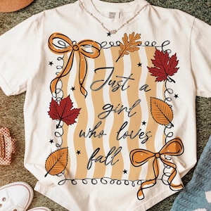 Fall Coquette PNG: Girly Autumn Design (Digital Download
