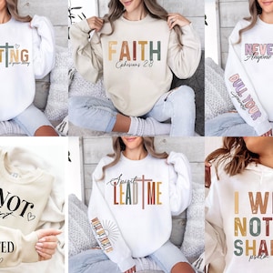 Boho Christian Png Bundle, Religious Png, Sleeve Sweatshirt Design Png,Bible Verse Png, Psalm Png,Jesus Png, God Png, Faith Png