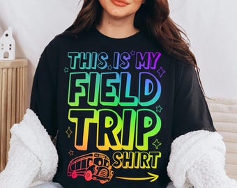 Field Trip Shirt PNG: Schul Feld Tag Design (Digitaler Download)
