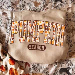 Pumpkin Season PNG, Retro Halloween PNG, Preppy Pumpkin Bow Png, Halloween Shirt Png, Trendy Fall Pumpkins, Spooky Season Png
