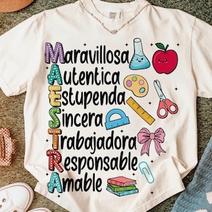 Retro Maestra png-sublimatieontwerpdownload, Teacher&#39;s Day png, schoolvibes png, Teacher Life png, terug naar school png, sublimeren download