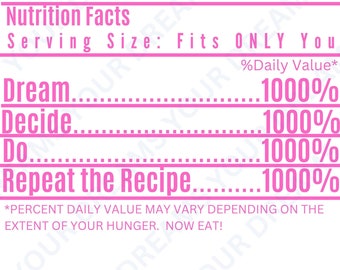 Dream SVG PNG JPG Cutting file. 4 color bundle Pink Red Black Blue Inspirational, Faith, Hope, Confidence, Vision, Desire, Boss, Dedication