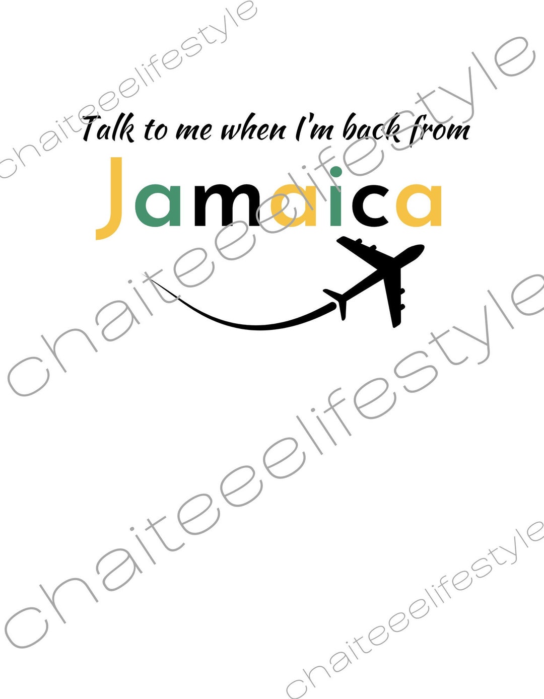 Jamaican Travel SVG, Jamaica SVG for Shirts, Prints, Cards, Posters and