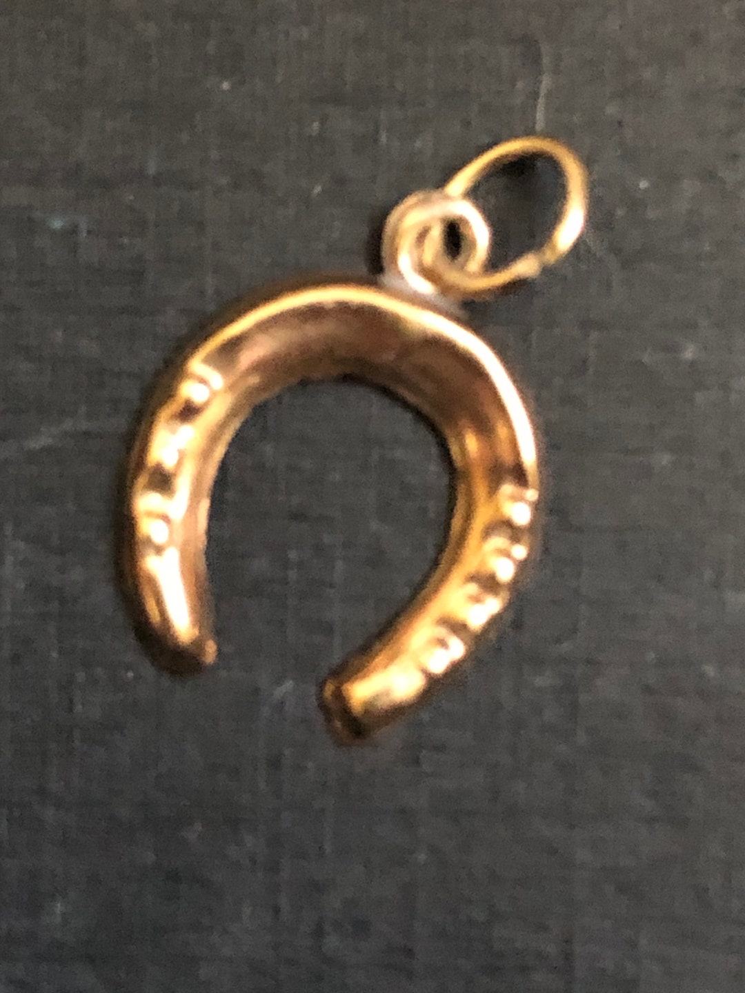 9ct Gold Horse Shoe Charm Gold Charm 9k Gold Pendant or Charm - Etsy