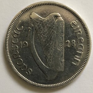 1928 Florin Ireland Eire Irish Silver Florin Republic 1928