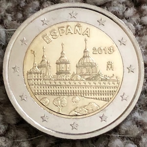 2 Euro Coin Spain 2013 Commemorative coin Escorial Monastery RARE