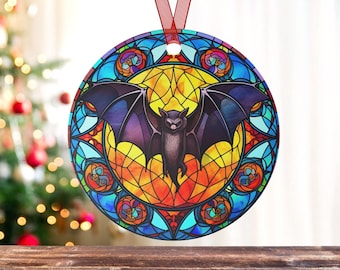 Bat Ornament Gothic Versatile Christmas & Halloween Decor Spooky Gothic Goth Holiday Decoration