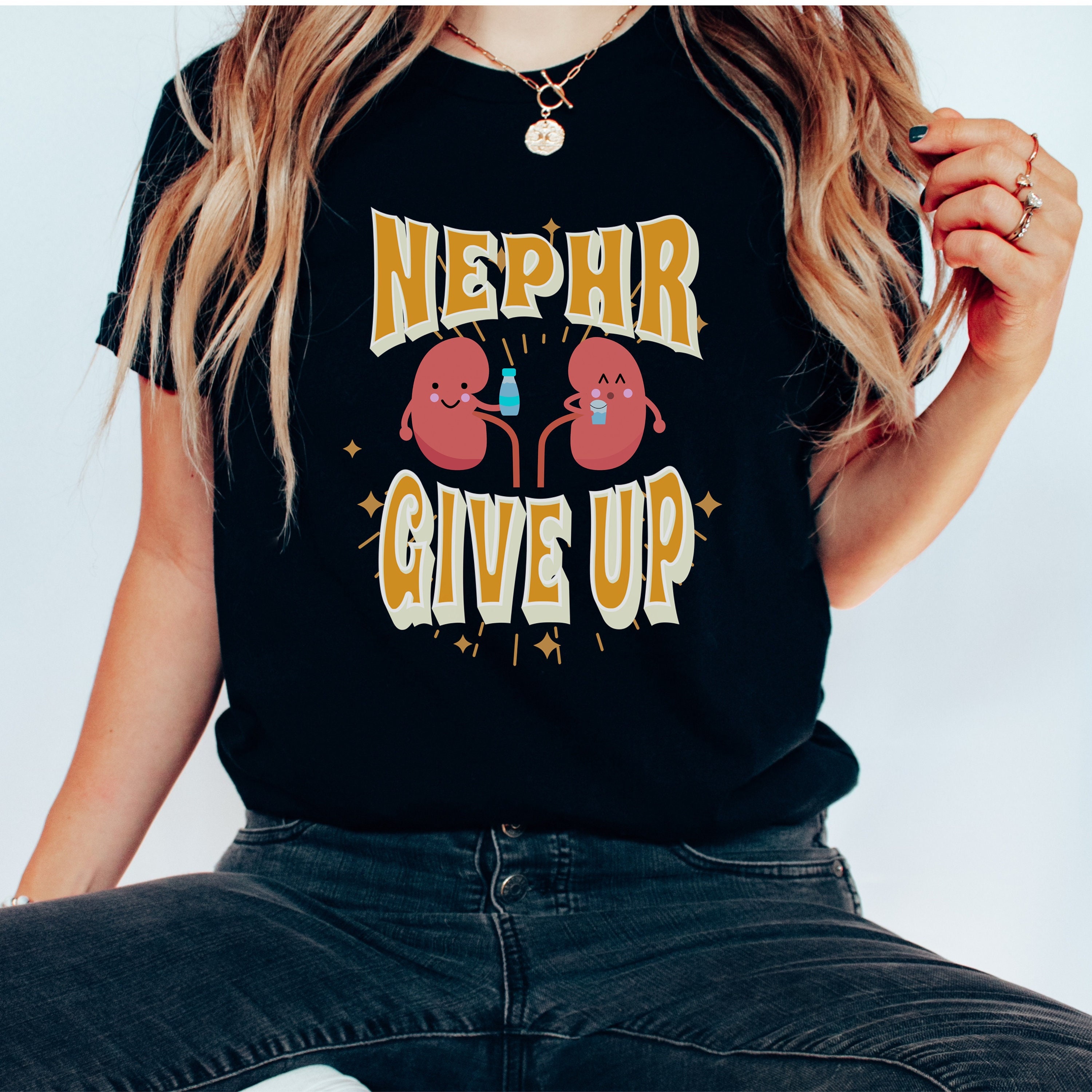 Dialysis Nurse Shirt Nephrology Crew Tshirt for Rns Kidney Disease Tee ...