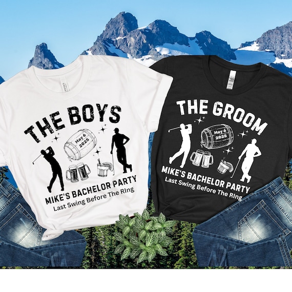 No Minimum VNECE Custom Golf Men's Cotton T-Shirt, Personalized