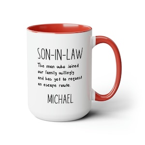 Son-In-Law Funny Coffee Mug - 11 oz Mug main image 1