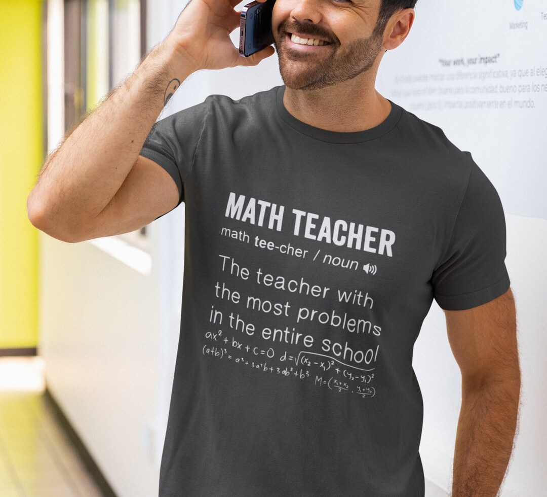 Funny Math Teacher Shirt Math Teacher Gift Teacher Appreciation Cute ...