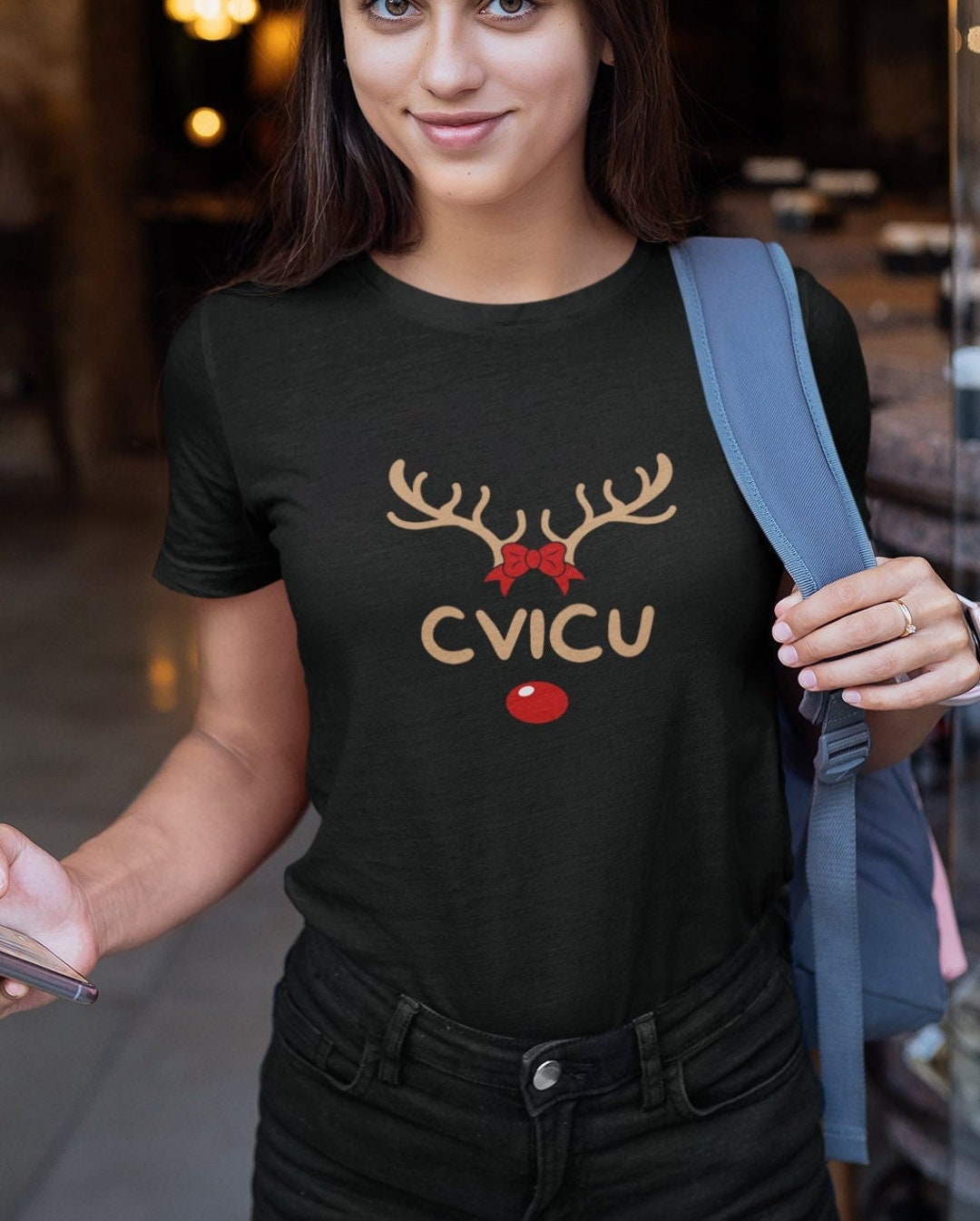 Cardiac Nurse Shirt Christmas CVICU Nurse Tshirt Cath Lab RN - Etsy