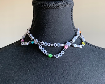 Kandi Choker Necklace w/ optional charm