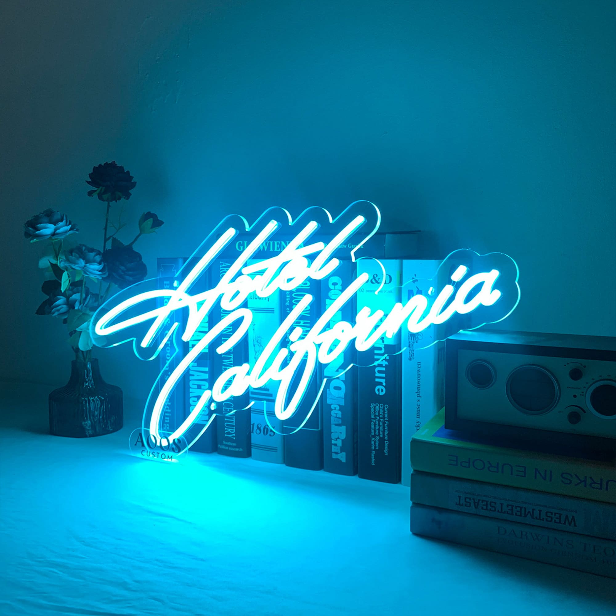 Hotel California Neon Sign for Room Decor Aesthetic Neon Etsy