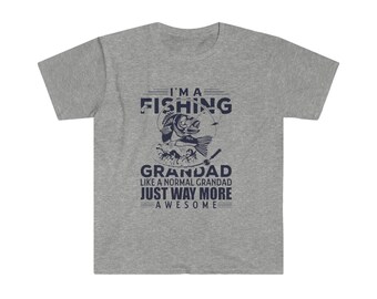 Fishing Gift, Fish Shirt Grandpa, Mens Fishing Tshirt, Funny Angling Shirt, Fishing Graphic Tee, Fisherman Gifts, Present For fisherman