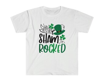 Camiseta engraçada do dia de São Patrício, camisa trevo, camisa trevo, dia de São Patrício, camisa do dia de São Patrício, camisa de duende