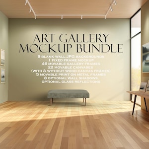 Gallery Frame Mockup Bundle (10), Art Gallery, Wall Art Frame Mockup, Portrait Frame Mockup, Blank Wall Frame, Canvas Mockup, JPG PSD PNG