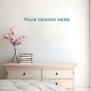 Shabby Chic Wallpaper Mockup Bundle, Country Interior, PSD (digital ...
